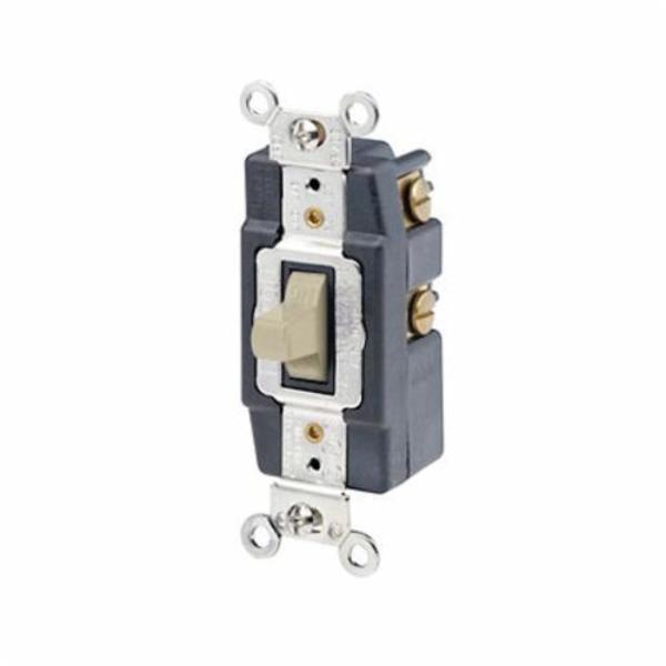 Leviton Toggle Switch 20A 120 277V Spdt Toggle Maint Ivory 1285-I